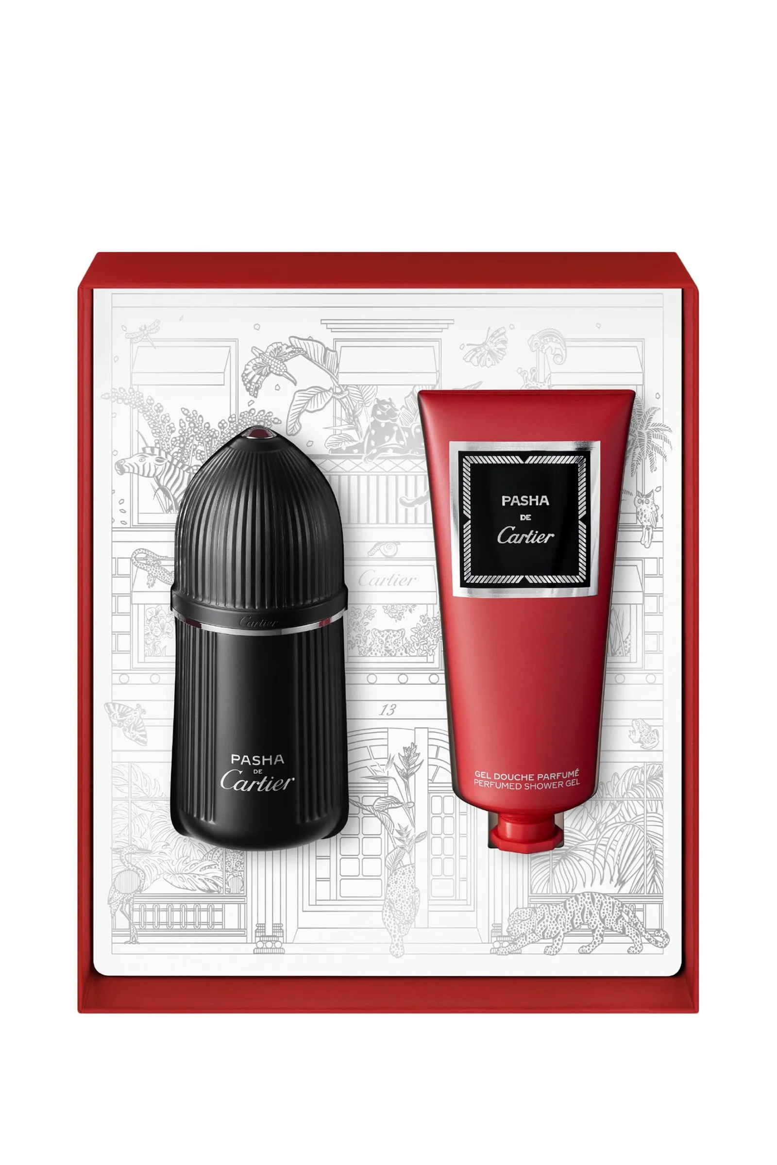 Product Photo Cartier Pasha de Cartier Édition Noire Gift Set – Eau de Toilette 100ml + Accessories - Image 1